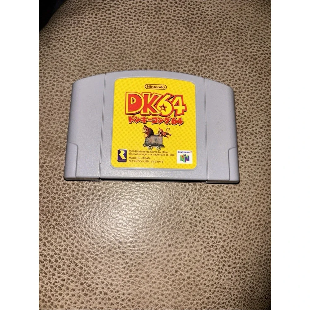 Donkey Kong N64 (Nintendo N64, 1997) DK64 JPN Import Japanese Authentic & Tested